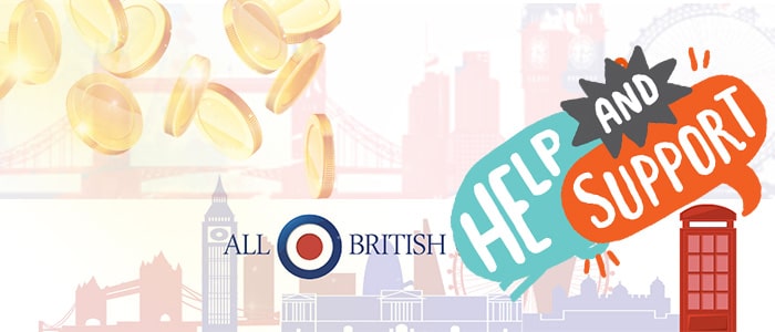 All British Casino App Support
