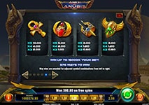 Ankh of Anubis Slot Combinations and Jackpots