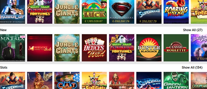 Casino.com App Games
