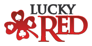logotipo vermelho da sorte