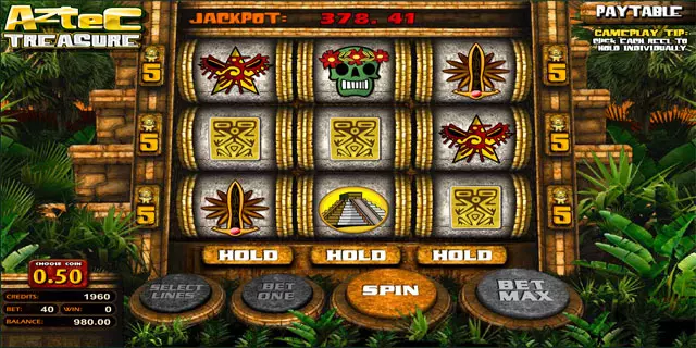 Classic 3-Reel Slot - Aztec Treasure