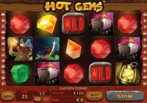 hot gems slot theme